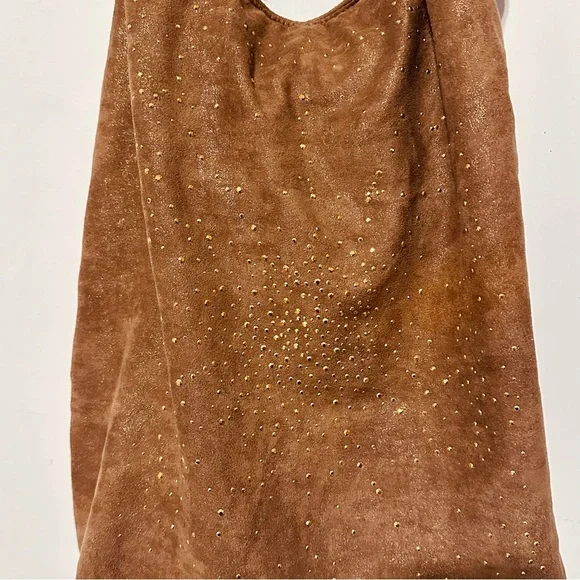 Vintage | Bag | Faux Suede Metallic Studs - Picture 2 of 7